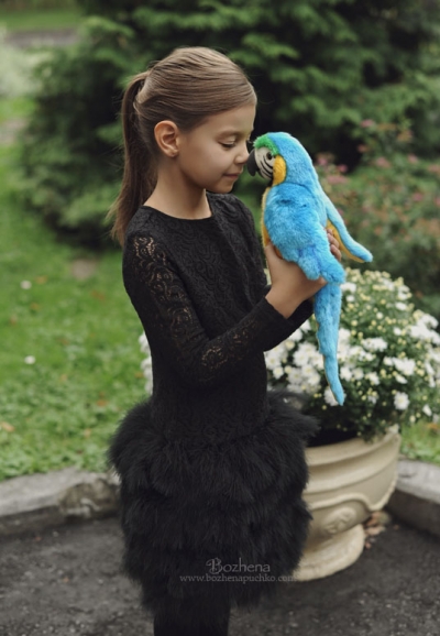 Girl & Parrot