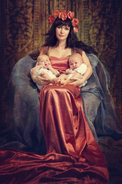 Первая съемка для выставки "Посвящение Женщине"