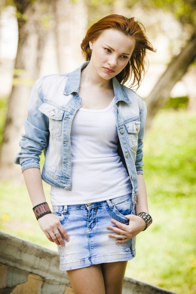 первая фотосессия на улице