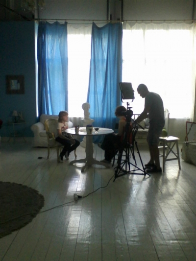 Захар на съёмках канала Дисней"Мама на 5+"-интервью!