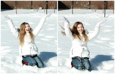 Последний снег))))